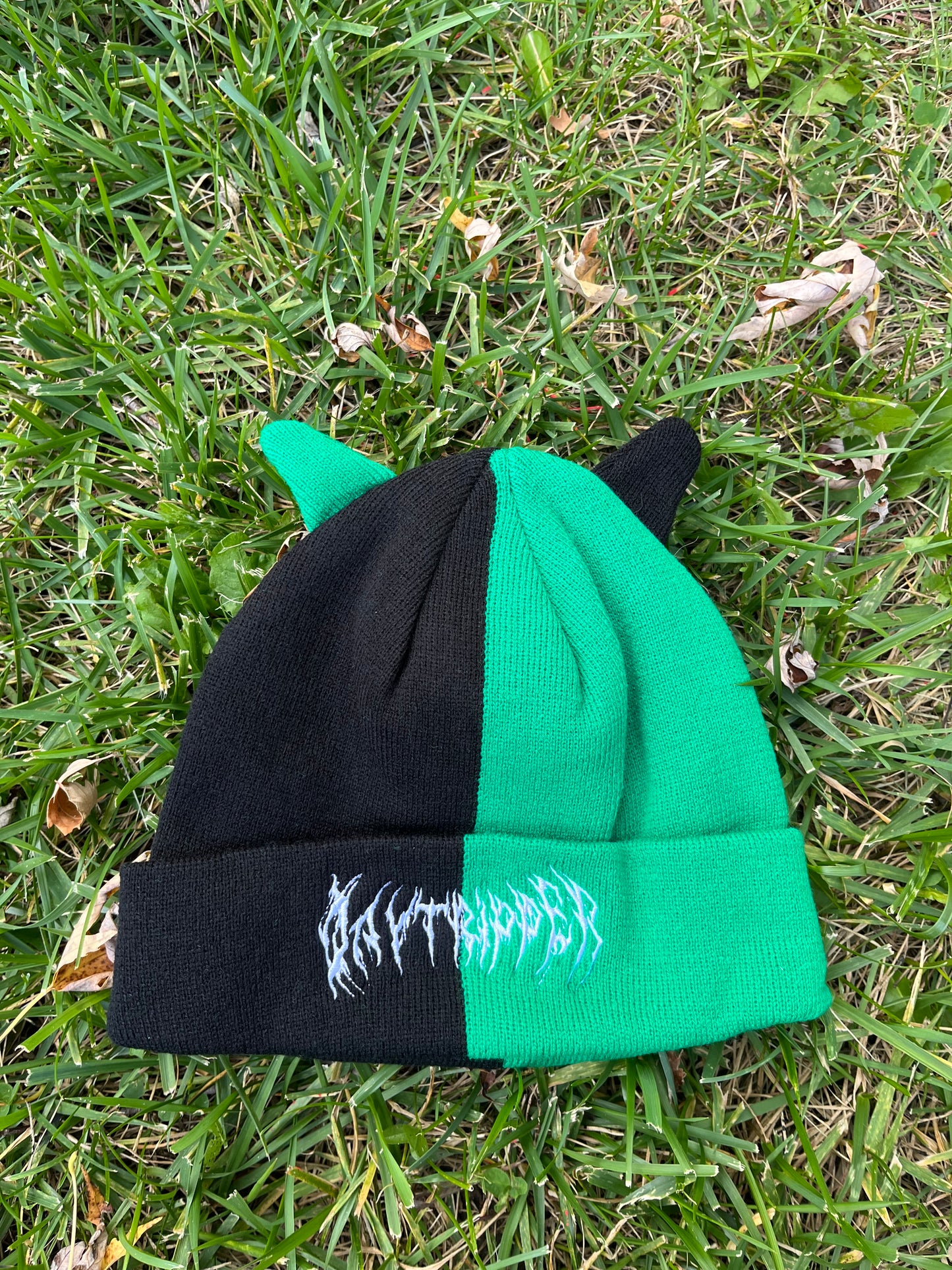 Gremlin Beanie - black/green