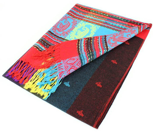 Multicolor Rainbow Pashmina