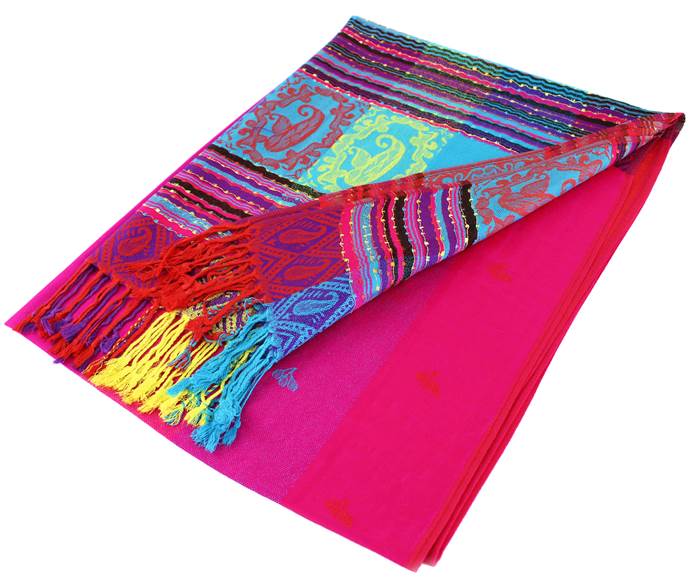 Multicolor Rainbow Pashmina