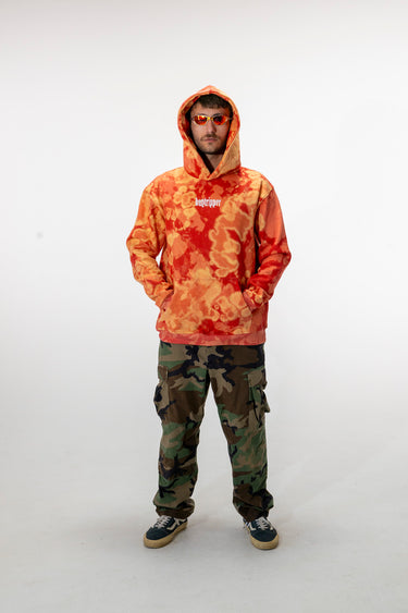 Applique Hoodie - Orange