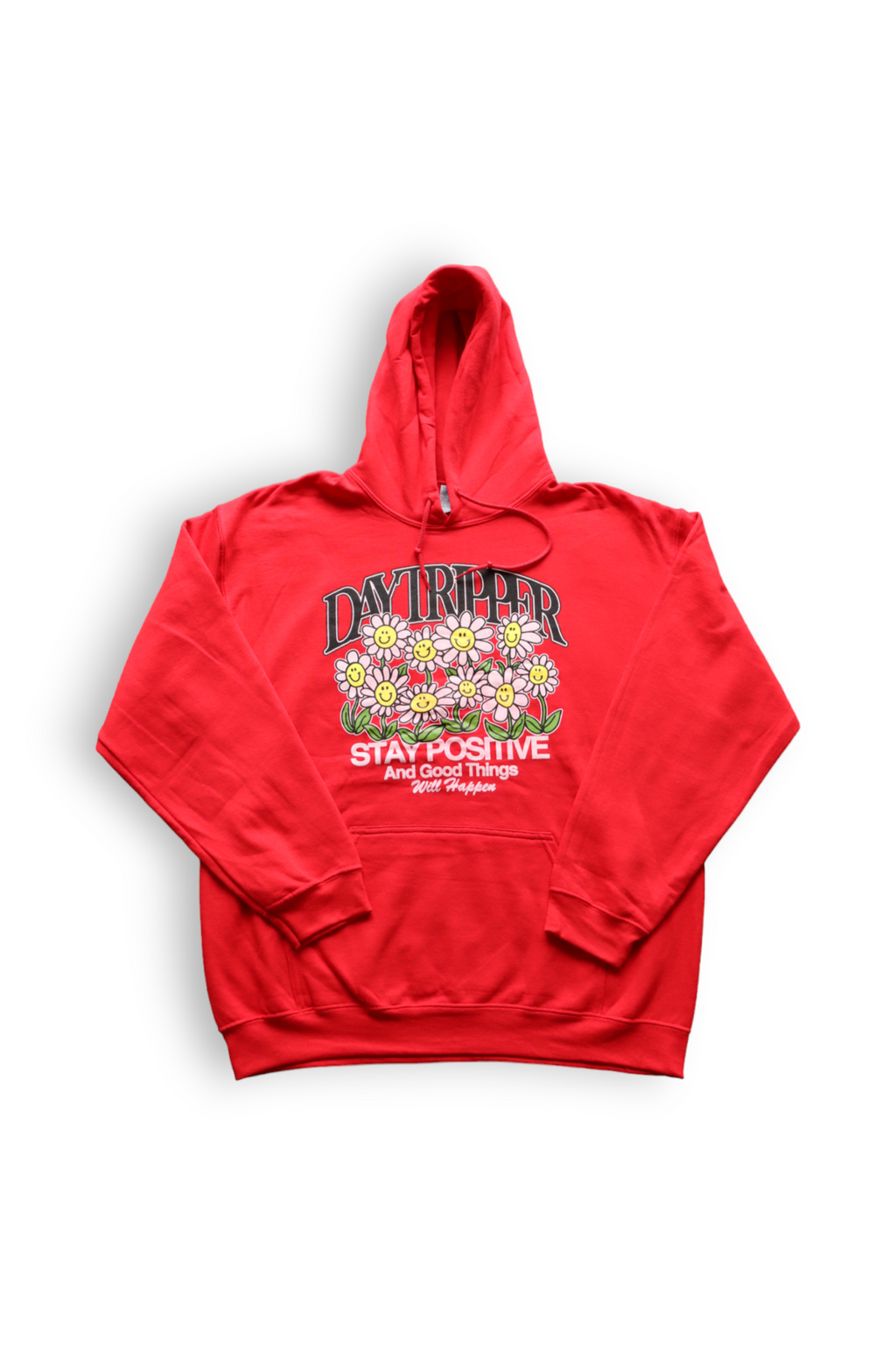 STAY POSITIVE HOODIE - RED