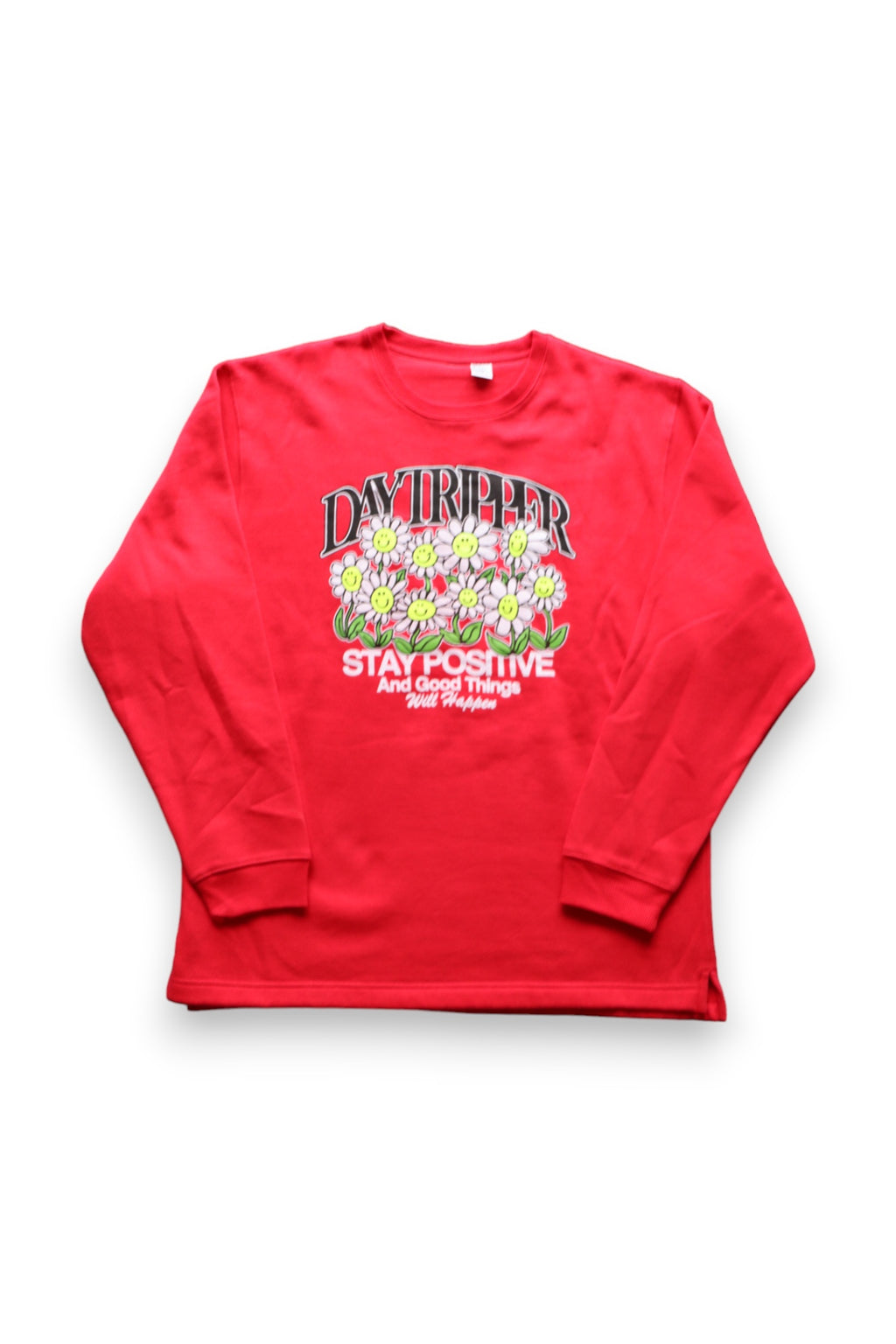 STAY POSITIVE CREWNECK - RED