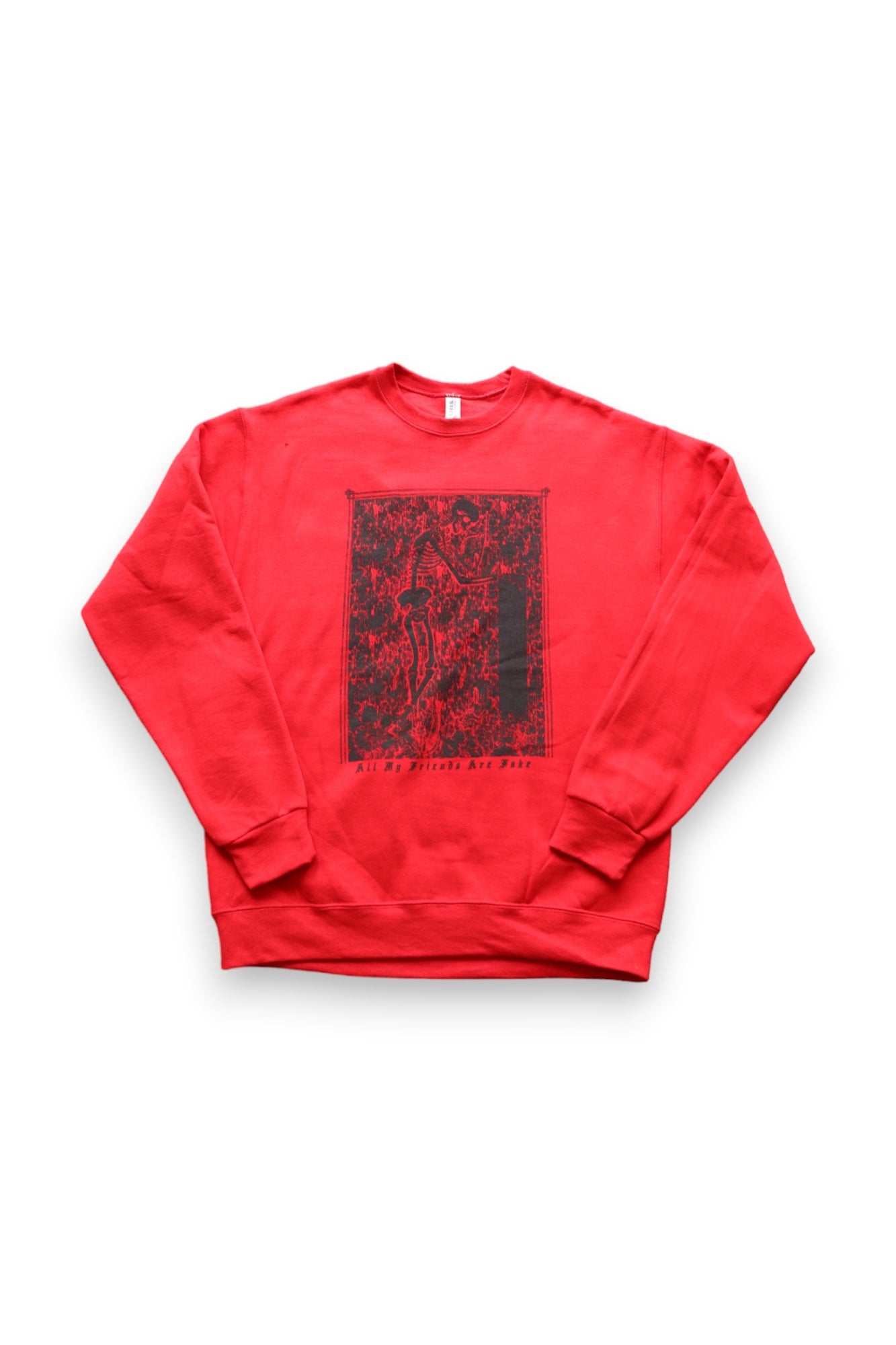 FAKE FRIENDS CREWNECK - RED