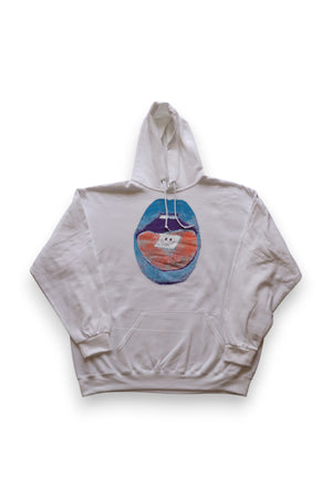 OPEN YOUR MIND HOODIE - WHITE