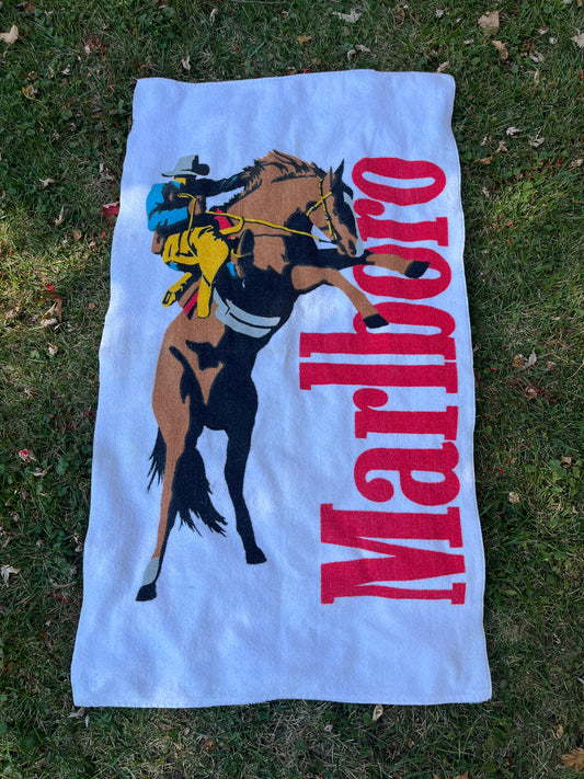 Vintage Marlboro Bath Towel